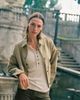 Dear John Dear John Edie Long Sleeve Placket Button Front Rib T-Shirt - 5
