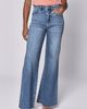 Dear John Dear John Fiona High Waist Raw Hem Wide Leg Jeans - 1
