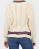 Dear John Dear John Kairi Long Sleeve V-Neck Cable Knit Sweater - 3