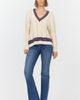 Dear John Dear John Kairi Long Sleeve V-Neck Cable Knit Sweater - 4