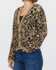Dear John Dear John Naylani V-Neck Leopard Print Cardigan - 2