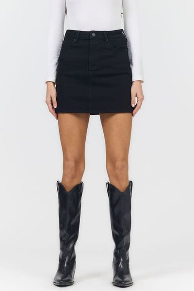 Dear John Dear John Quinn High Waist Denim Mini