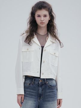 DearK Gold Button Jacket Style Blouse (SWBLPC0200)