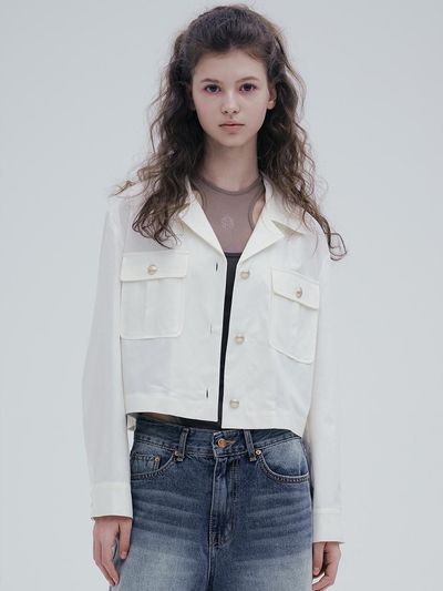 DearK Gold Button Jacket Style Blouse (SWBLPC0200)
