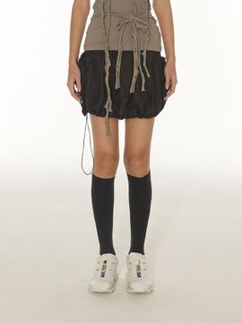 DEARSTALKER Cargo Mini Skirt - Black