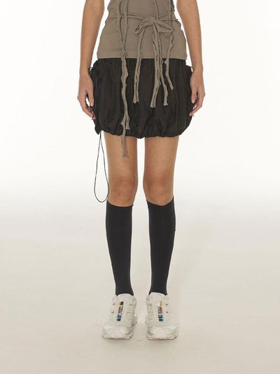 DEARSTALKER Cargo Mini Skirt - Black