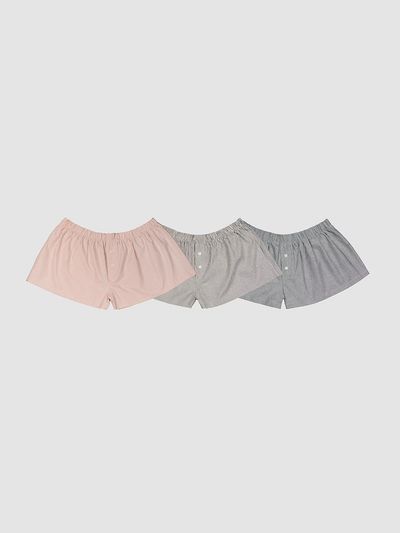 DEARSTALKER D. BASIC OXFORD BUTTON SHORTS [3 COLOR]