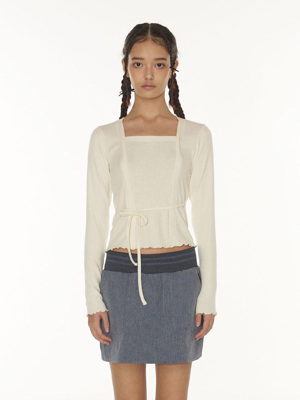 DEARSTALKER Elin Cardigan Layer Tee