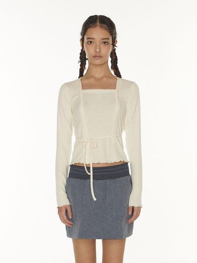 DEARSTALKER Elin Cardigan Layer Tee