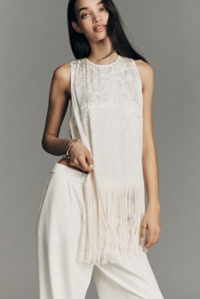 Dee Elly Sleeveless Fringe Top