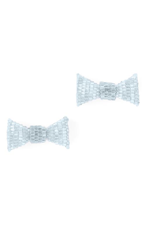 Deepa Gurnani Deepa Gurnani Beaded Bow Stud Earrings