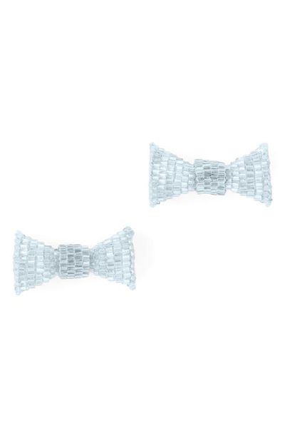 Deepa Gurnani Deepa Gurnani Beaded Bow Stud Earrings