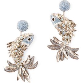 Deepa Gurnani Deepa Gurnani Beaded Fish Drop Earrings