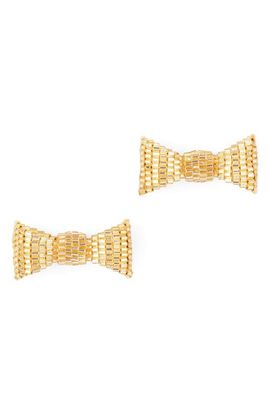 Deepa Gurnani Deepa Gurnani Bow Beaded Stud Earrings