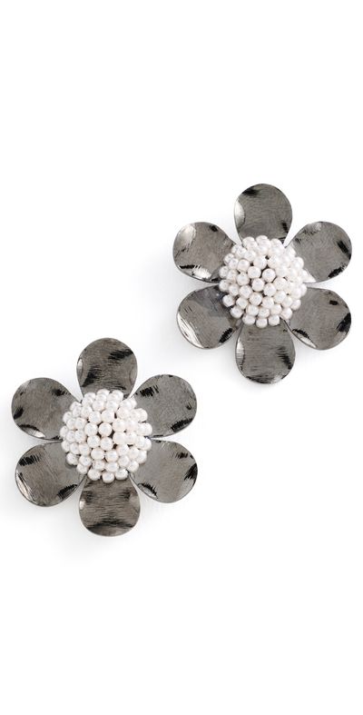 Deepa Gurnani Deepa Gurnani Curie Earrings Gun One