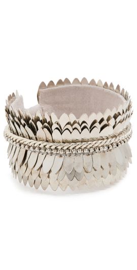 Deepa Gurnani Deepa Gurnani Deepa by Deepa Gurnani Chiara Cuff Bracelet Silver One