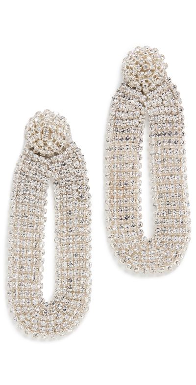 Deepa Gurnani Deepa Gurnani Deepa by Deepa Gurnani Shyna Earrings Silver One