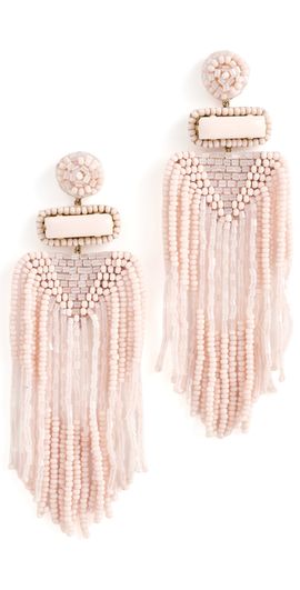 Deepa Gurnani Deepa Gurnani Jody Earrings Baby Pink One