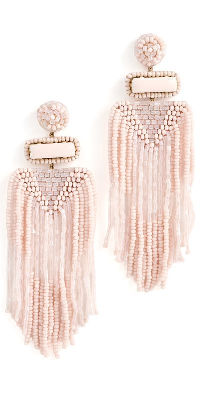 Deepa Gurnani Deepa Gurnani Jody Earrings Baby Pink One