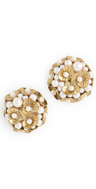 Deepa Gurnani Deepa Gurnani Kamar Earrings Gold One