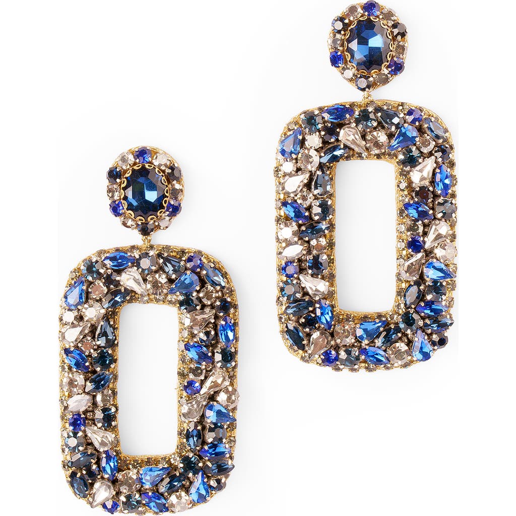 Deepa Gurnani Deepa Gurnani Libi Rectangle Drop Earrings