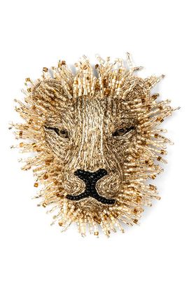 Deepa Gurnani Deepa Gurnani Lion Brooch