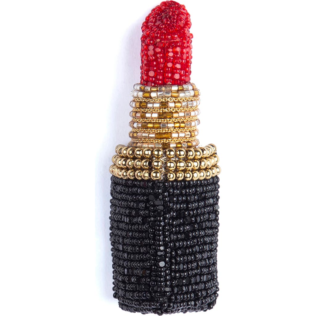 Deepa Gurnani Deepa Gurnani Lipstick Brooch