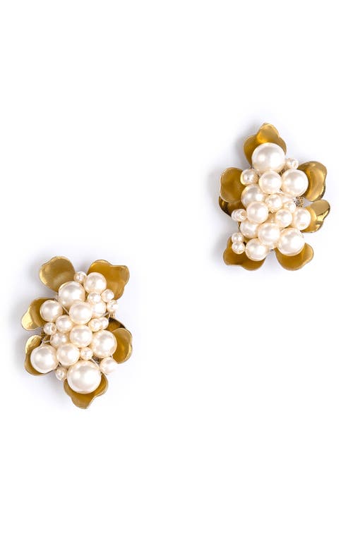 Deepa Gurnani Deepa Gurnani Nea Imitation Pearl Drop Earrings