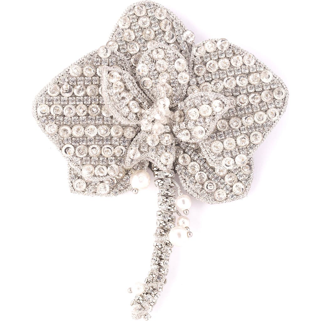 Deepa Gurnani Deepa Gurnani Orchid on Ice Brooch