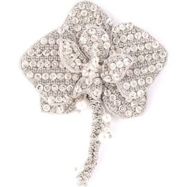 Deepa Gurnani Deepa Gurnani Orchid on Ice Brooch