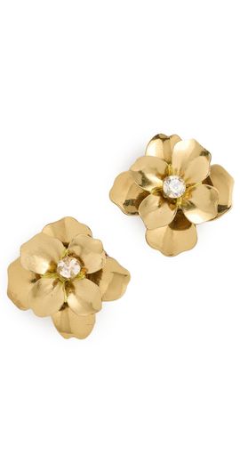 Deepa Gurnani Deepa Gurnani Siran Earrings Gold One