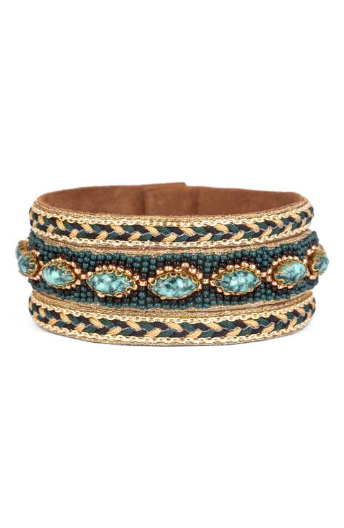 Deepa Gurnani Deepa Gurnani Tanner Mixed Media Bracelet