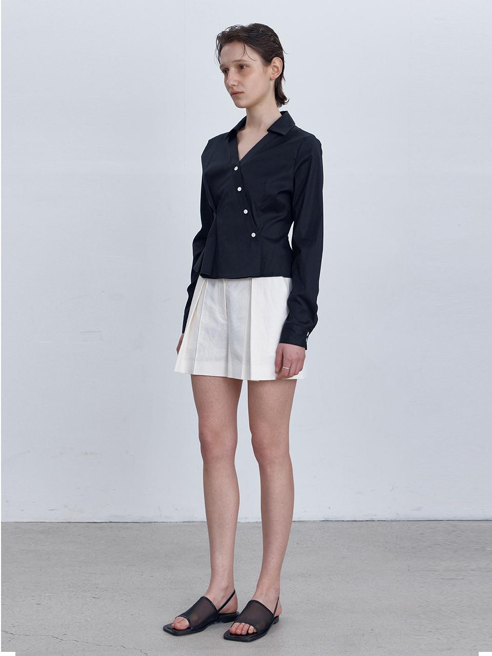 DEFEMME [25SS] SIERRA LINEN SHORTS [IVORY]