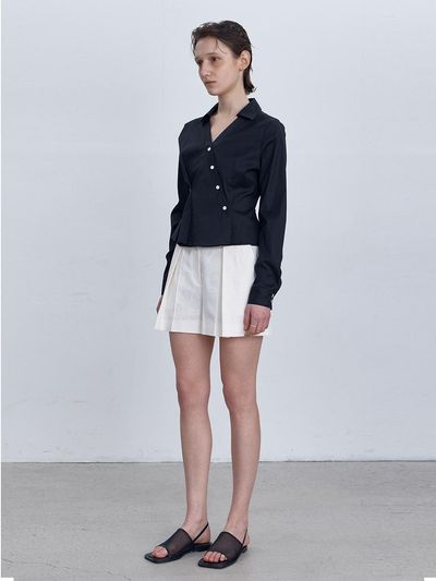 DEFEMME [25SS] SIERRA LINEN SHORTS [IVORY]