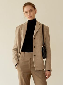 DEFEMME PARIS SINGLE WOOL JACKET