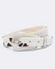 Dehanche Déhanche Colette printed calf hair belt - 1
