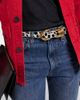 Dehanche Déhanche Hollyhock calf hair belt - 2