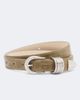 Dehanche Déhanche Hollyhock croc-effect leather belt - 1
