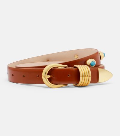 Dehanche Déhanche Hollyhock embellished leather belt
