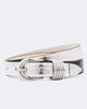 Dehanche Déhanche Hollyhock reversible metallic leather belt - 1