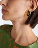 Dehanche Déhanche Koru 14kt gold-plated stud earrings - 3