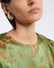 Dehanche Déhanche Koru 14kt gold-plated stud earrings - 6