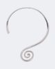 Dehanche Déhanche Koru sterling silver choker - 1