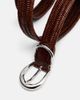 Dehanche DÃ©hanche Loom braided leather belt - 3