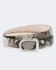 Dehanche Déhanche Mija snake and croc-effect leather belt - 1