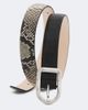 Dehanche Déhanche Mija snake and croc-effect leather belt - 3