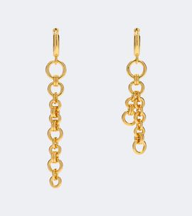 Dehanche DÃ©hanche Revenge asymmetric chain drop earrings