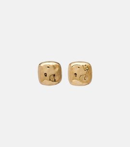 Dehanche DÃ©hanche Tetra Large gold-plated sterling silver earrings