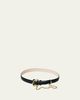 Dehanche Luzia Chain-Embellished Leather Belt - 3