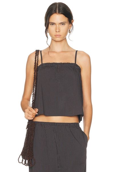 Deiji Studios Deiji Studios Frill Placket Top